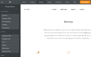 Weebly Design Options