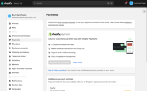 Shopify payment methods