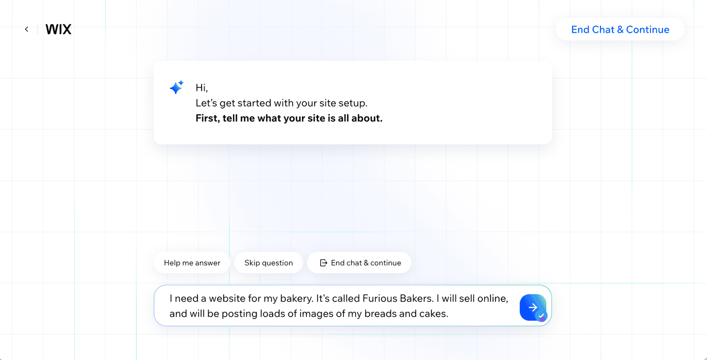 Wix AI Chatbot