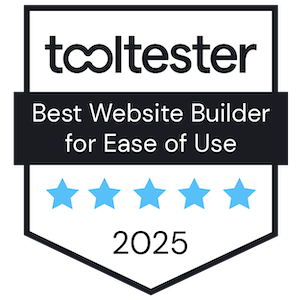 Easiest Website Builder to Use Award