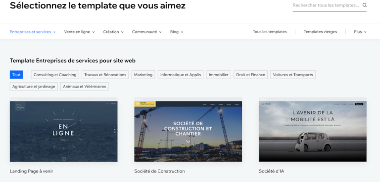 Créer un site Wix  tutoriel pour débutant